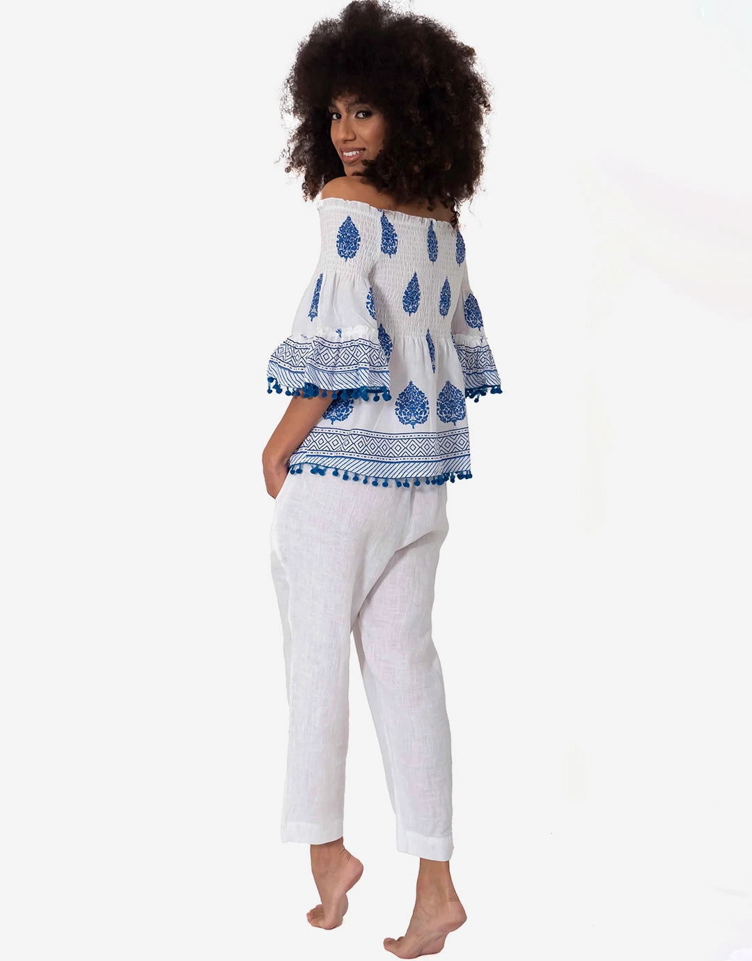 Nora Top - Blue