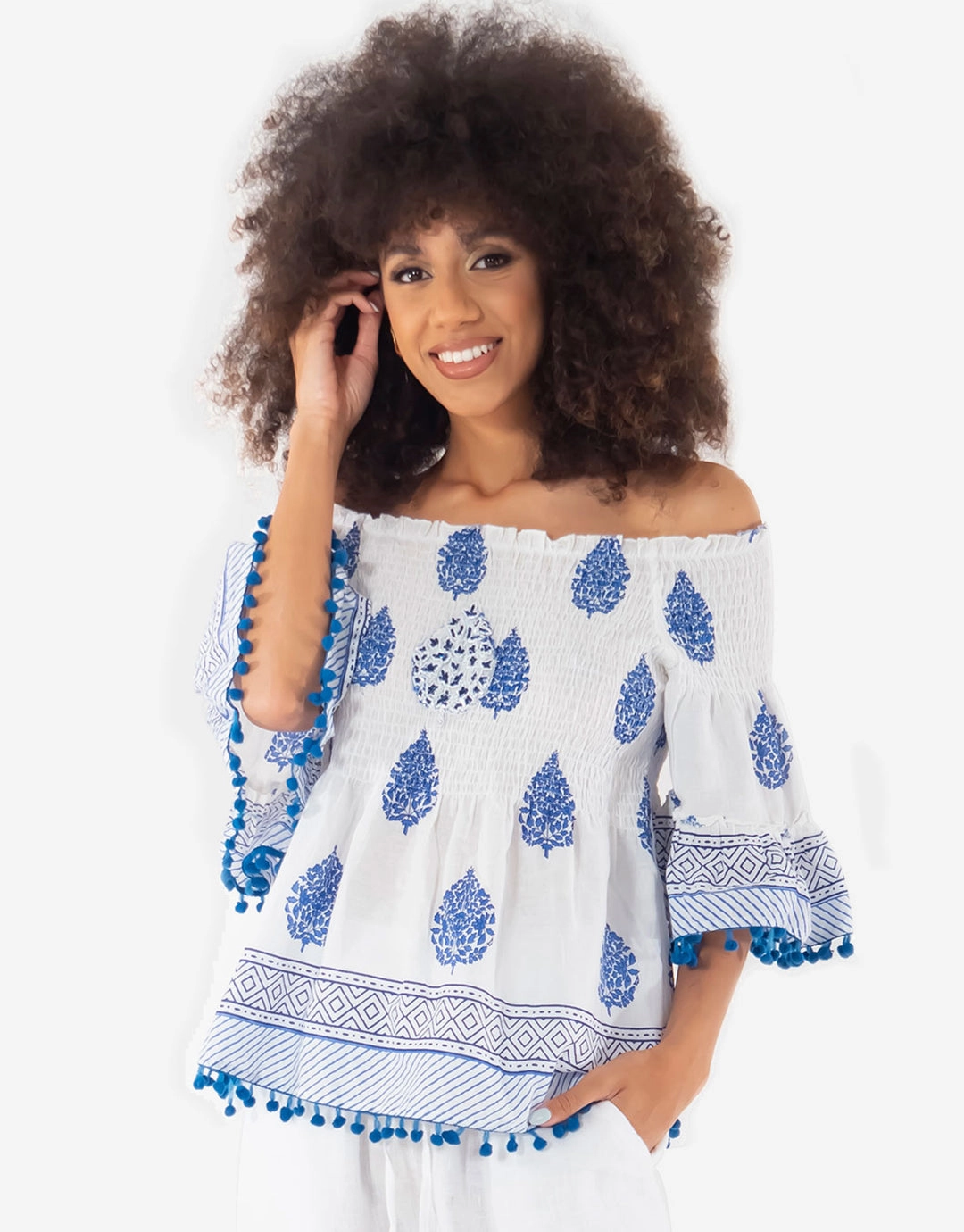 Nora Top - Blue