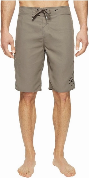 O'NEILL Men's 21 Inch Solid Boardshorts-Water Resistant Swim Trunks for Men with Quick Dry Stretch Fabric and Pockets