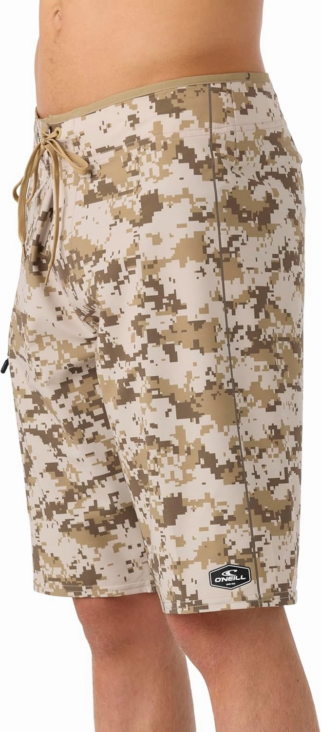 O'NEILL Men's Board Shorts 21 Inch Outseam GI Jack - Quick Dry Board Shorts Men's, Mens Board Shorts for Beach & Surfing