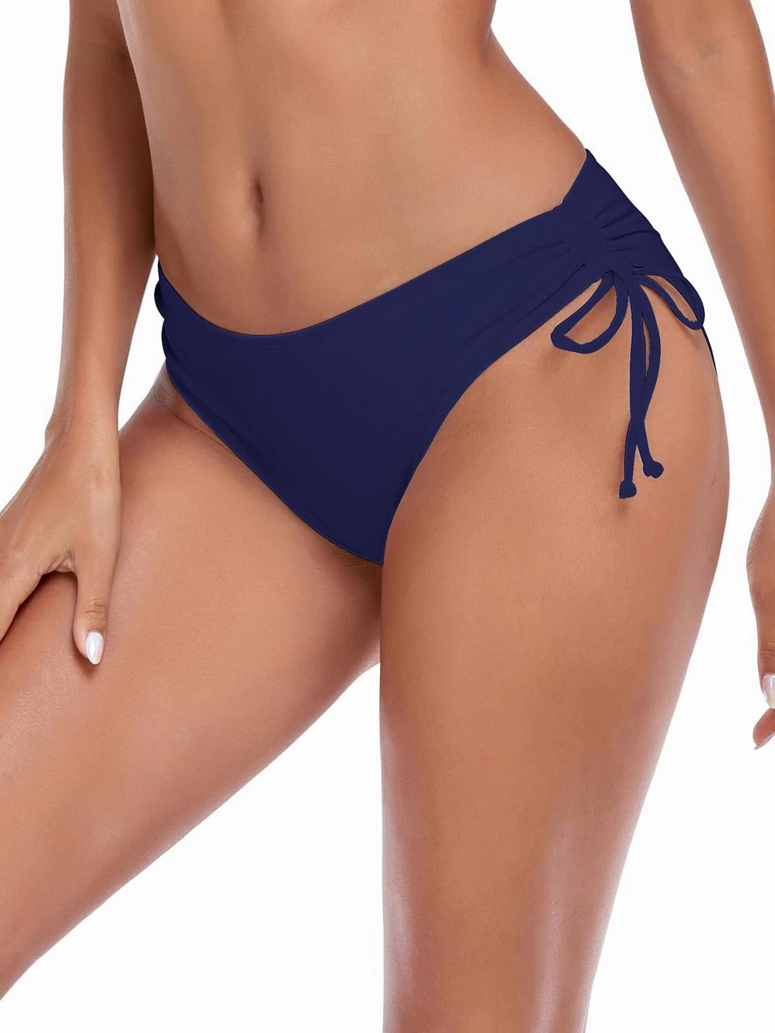 Ocean Blues Women's Full Coverage Swim Bottom Tie Sides Bikini Bottom