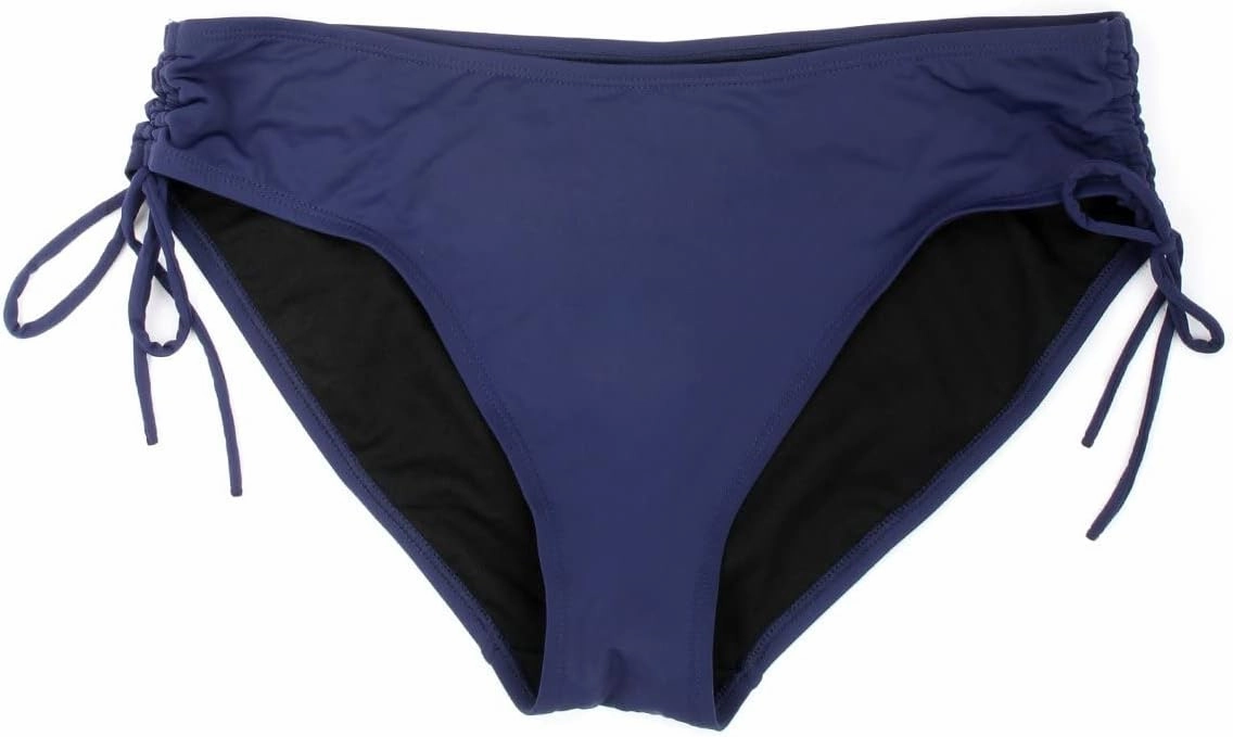 Ocean Blues Women's Full Coverage Swim Bottom Tie Sides Bikini Bottom