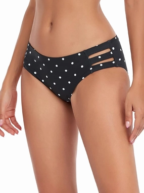Ocean Blues Women's Strappy Bikini Bottom Full Coverage Swim Briefs