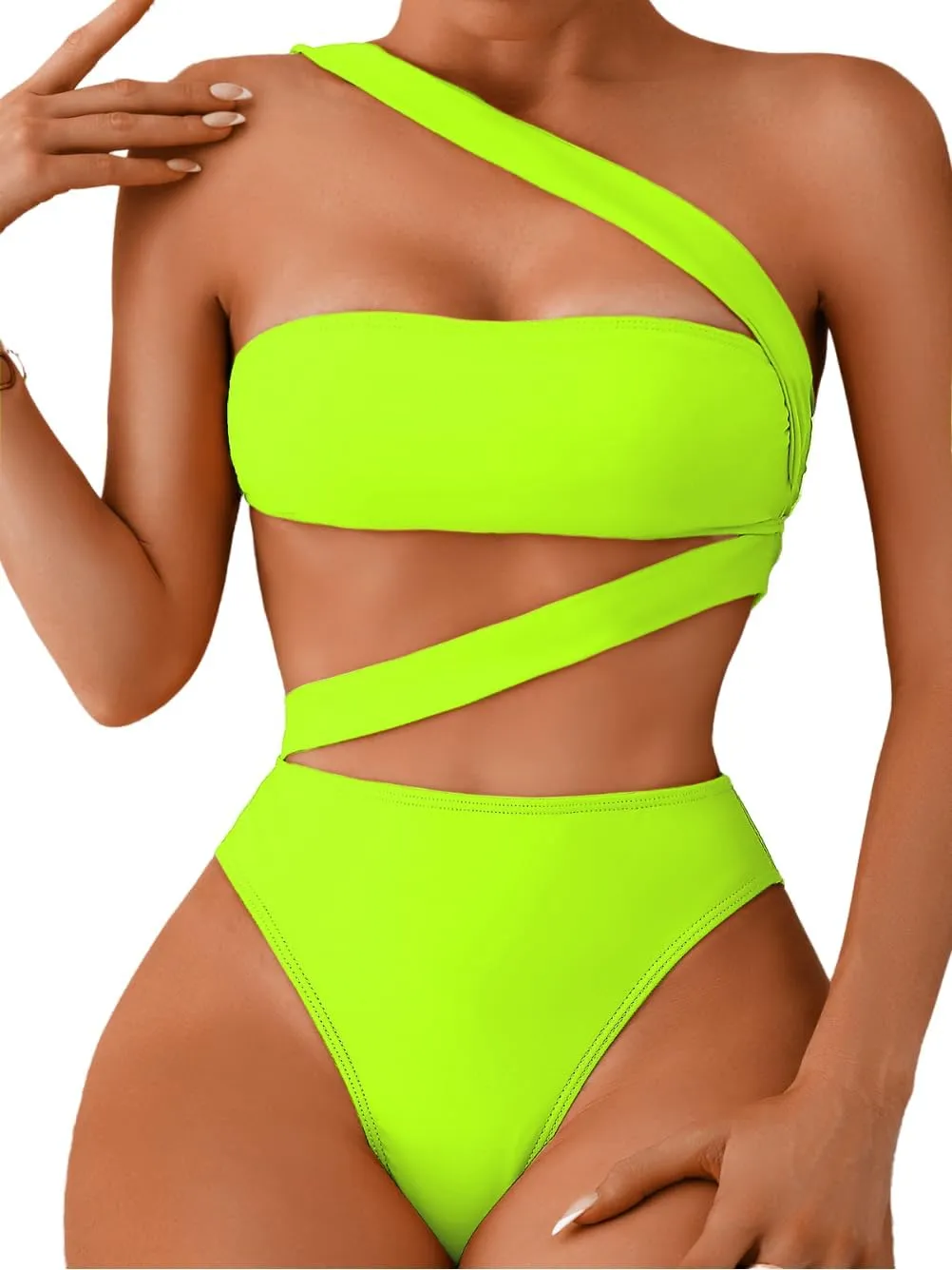 One Piece Swimsuit, Sexy Strappy Monokini, Size Runs Small