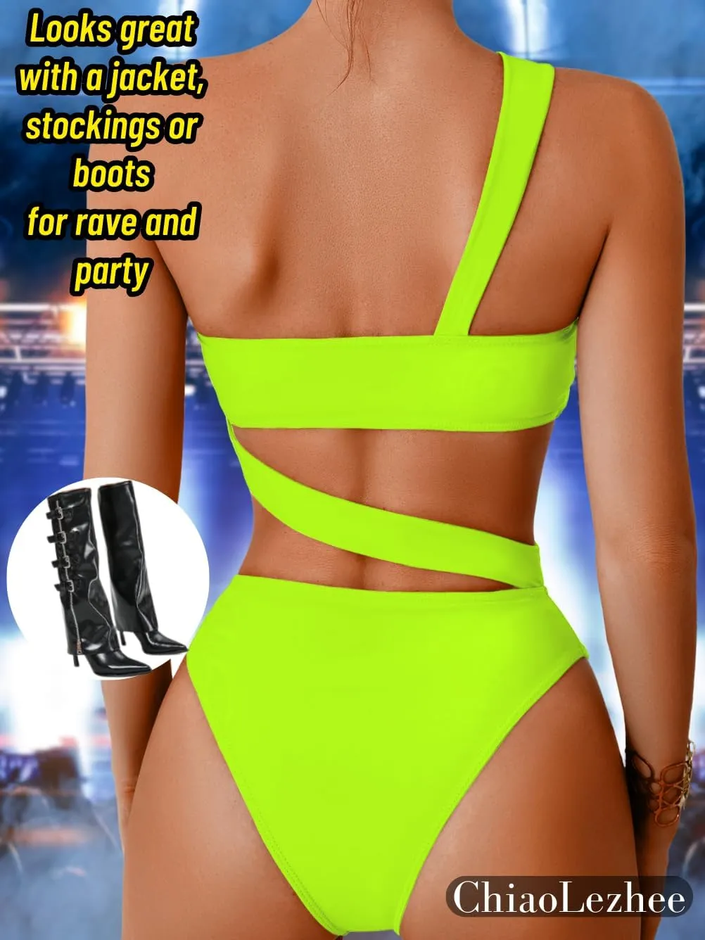 One Piece Swimsuit, Sexy Strappy Monokini, Size Runs Small