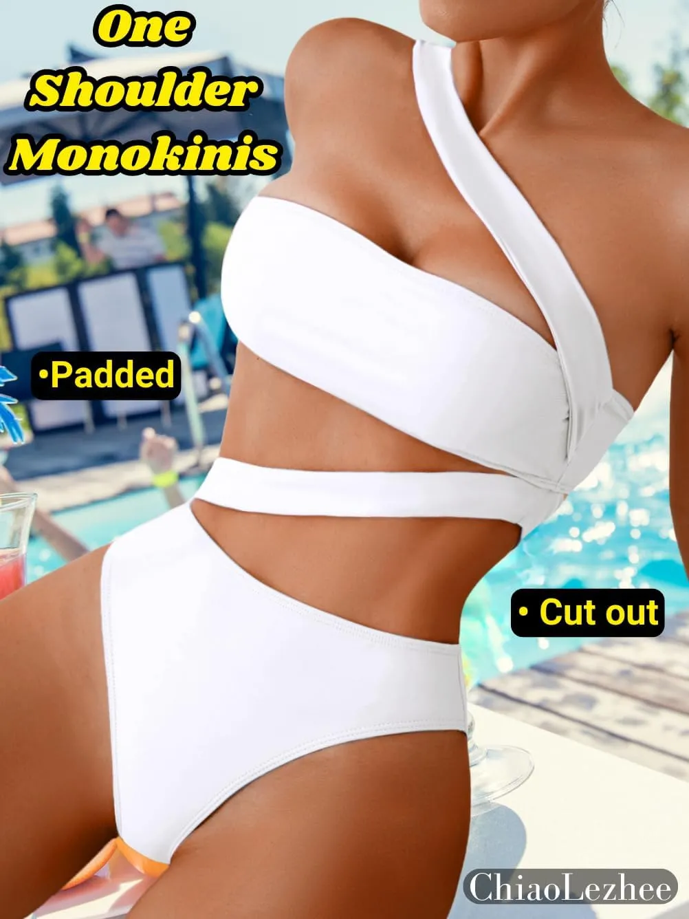One Piece Swimsuit, Sexy Strappy Monokini, Size Runs Small