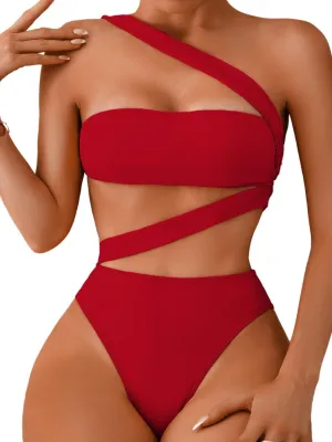 One Piece Swimsuit, Sexy Strappy Monokini, Size Runs Small
