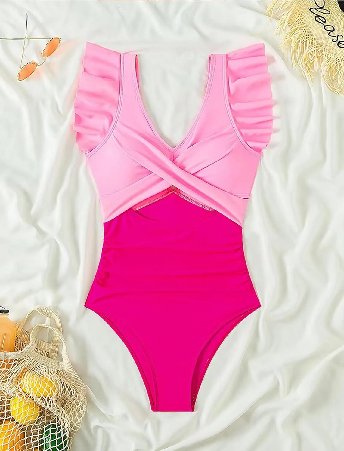 One Piece Swimsuit Women Tummy Control 2024 Bikini Swimsuit Cutout for Women Bathing Suit for Women