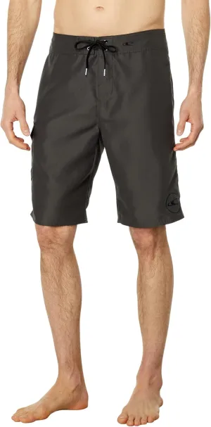 O'NEILL Men's 21 Inch Solid Boardshorts-Water Resistant Swim Trunks for Men with Quick Dry Stretch Fabric and Pockets