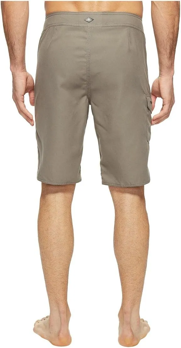 O'NEILL Men's 21 Inch Solid Boardshorts-Water Resistant Swim Trunks for Men with Quick Dry Stretch Fabric and Pockets