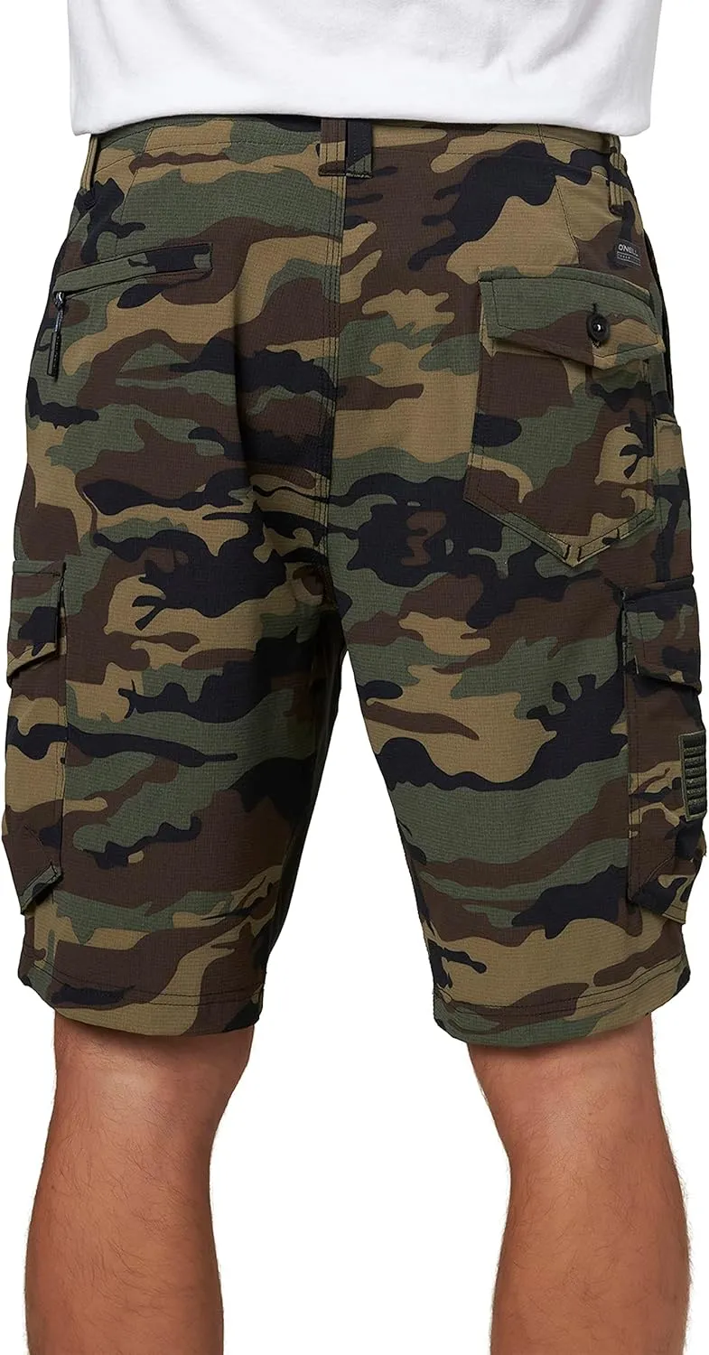 O'NEILL Men's Board Shorts GI Jack 20 Inch Outseam, Quick Dry Men's Board Shorts for Surf and Water Activities