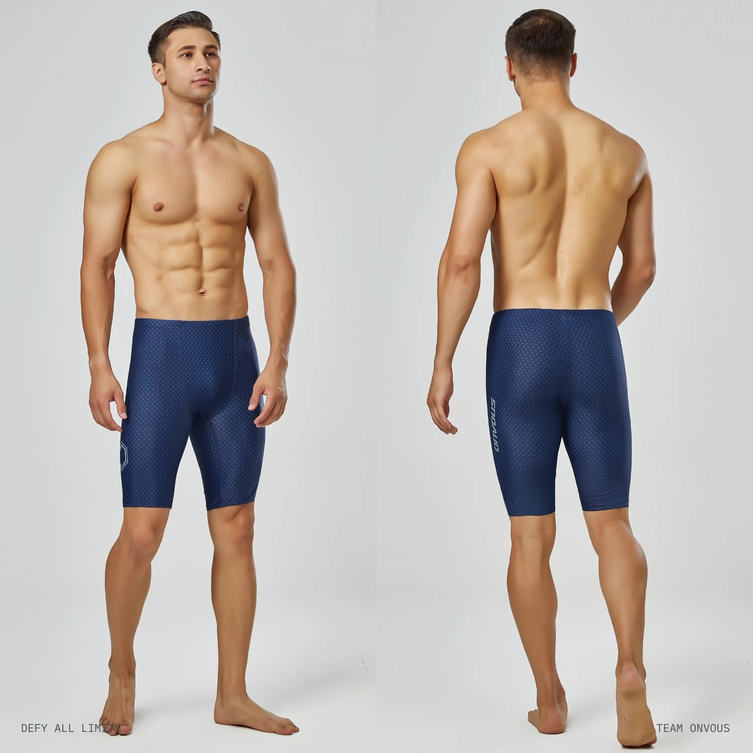 Onvous Swim Jammers for Men | Men's Athletic Swimwear Jammer | Mens Jammer for Swimming | Mens Swim Jammers Size 28-38
