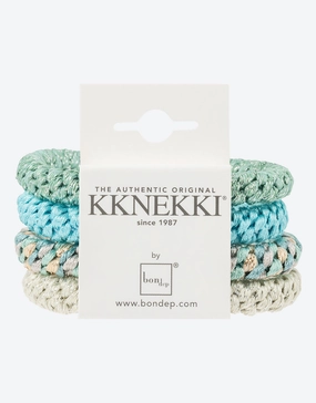 Original Hair Tie Bundle - Soft Mint and Turquoise Glitter