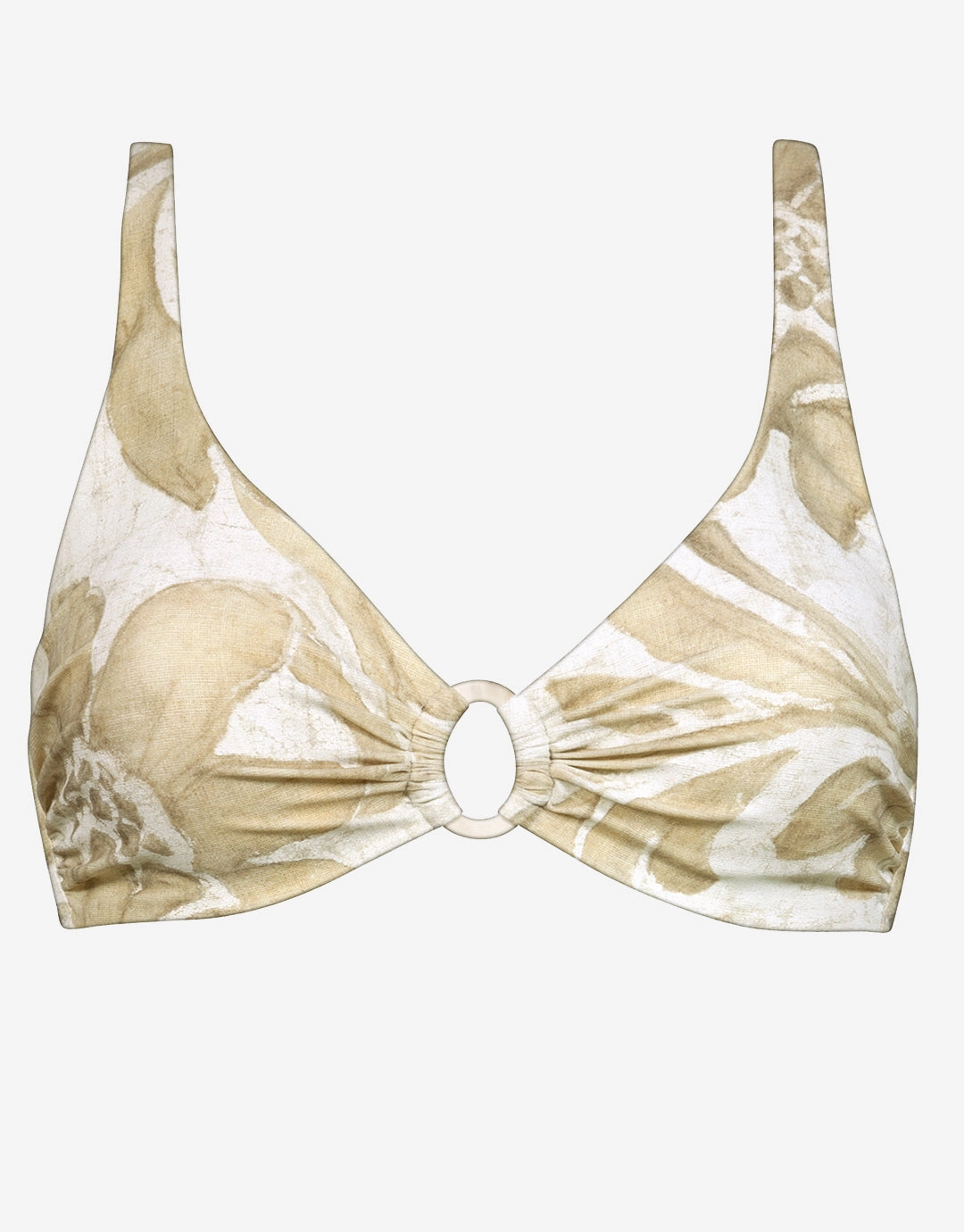 Ornation Ring Halter Bikini Top - Canvas Sand