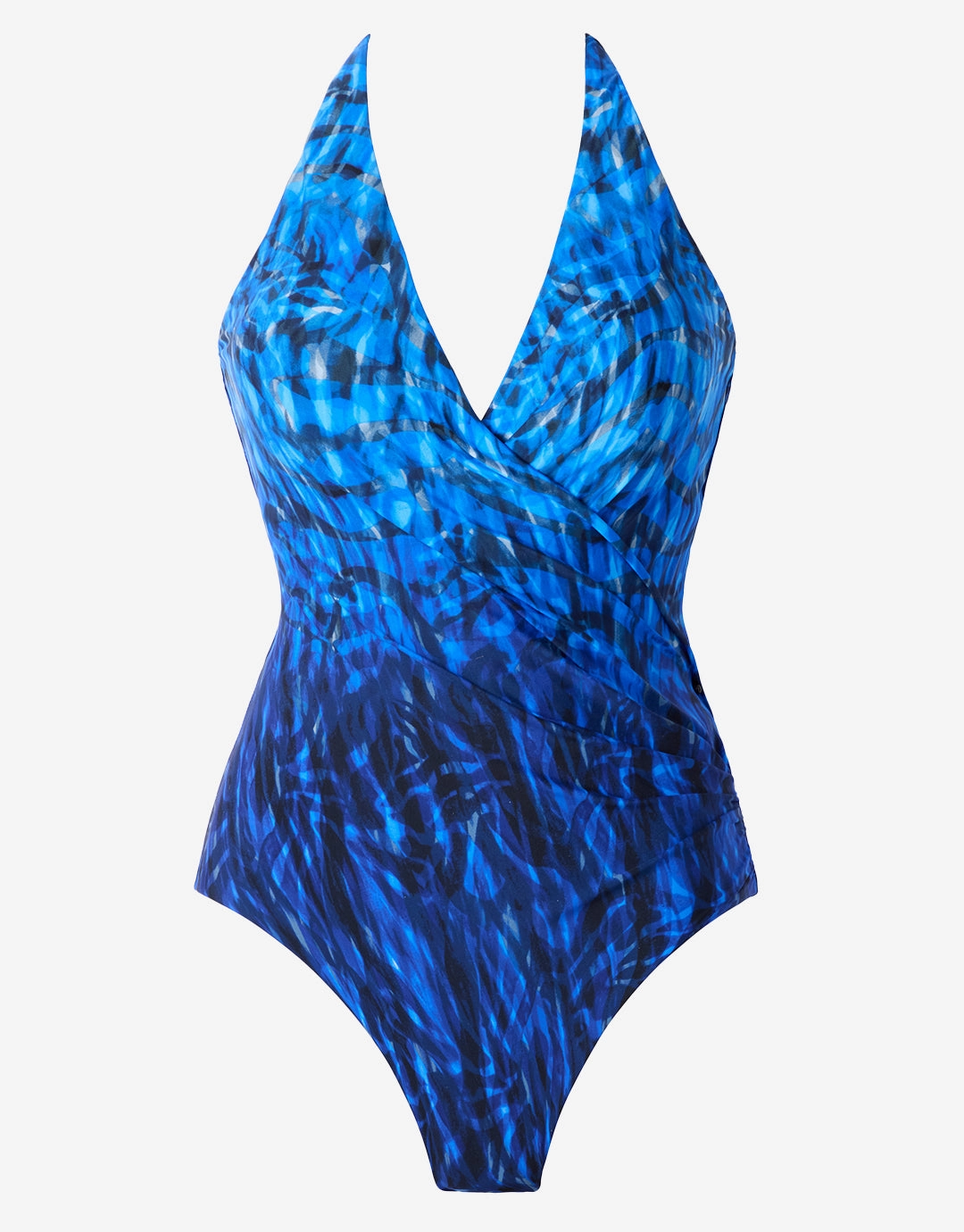 Paka Mayan Wrapsody Swimsuit - Blue/Black