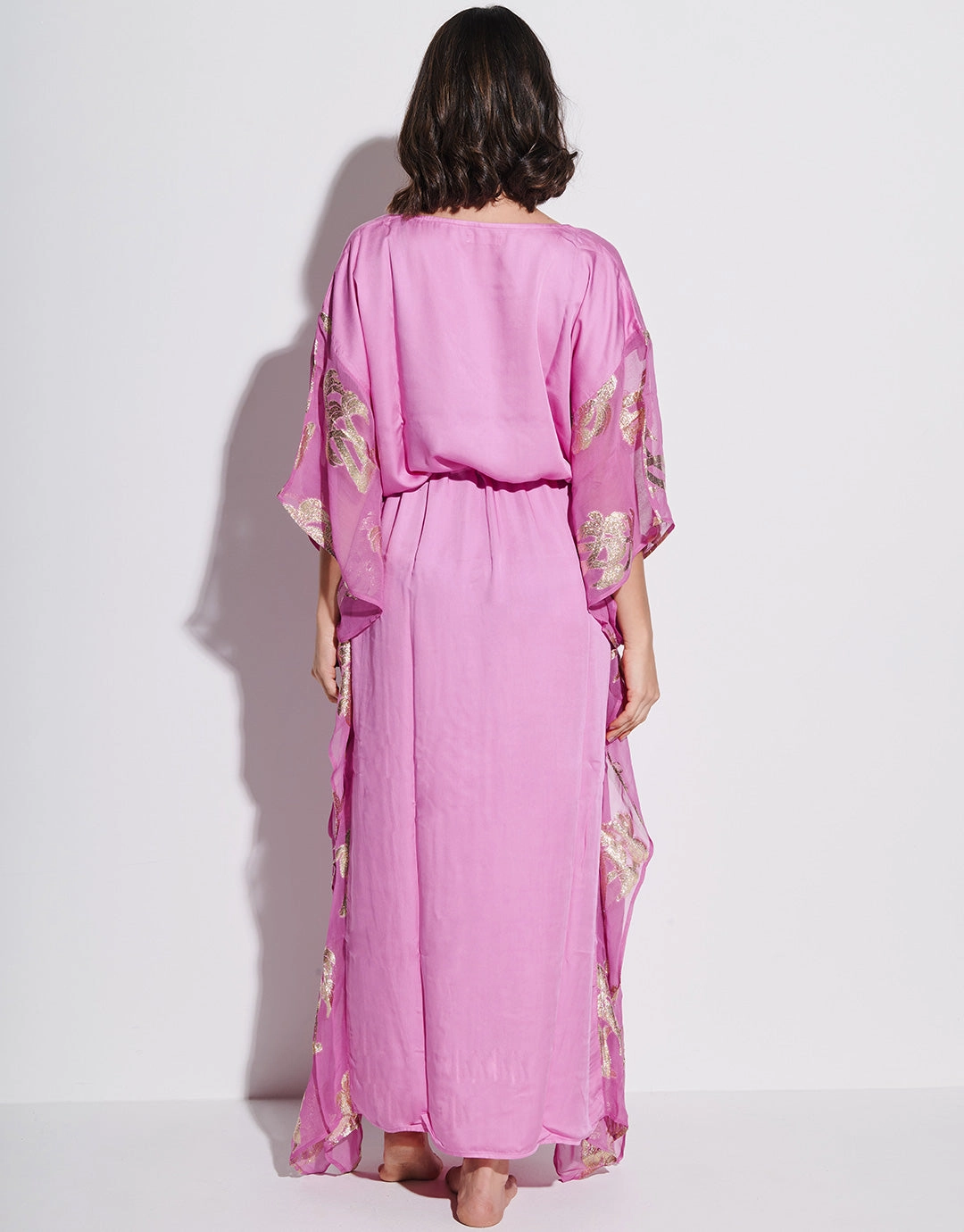 Palm Tree Kaftan - Pink