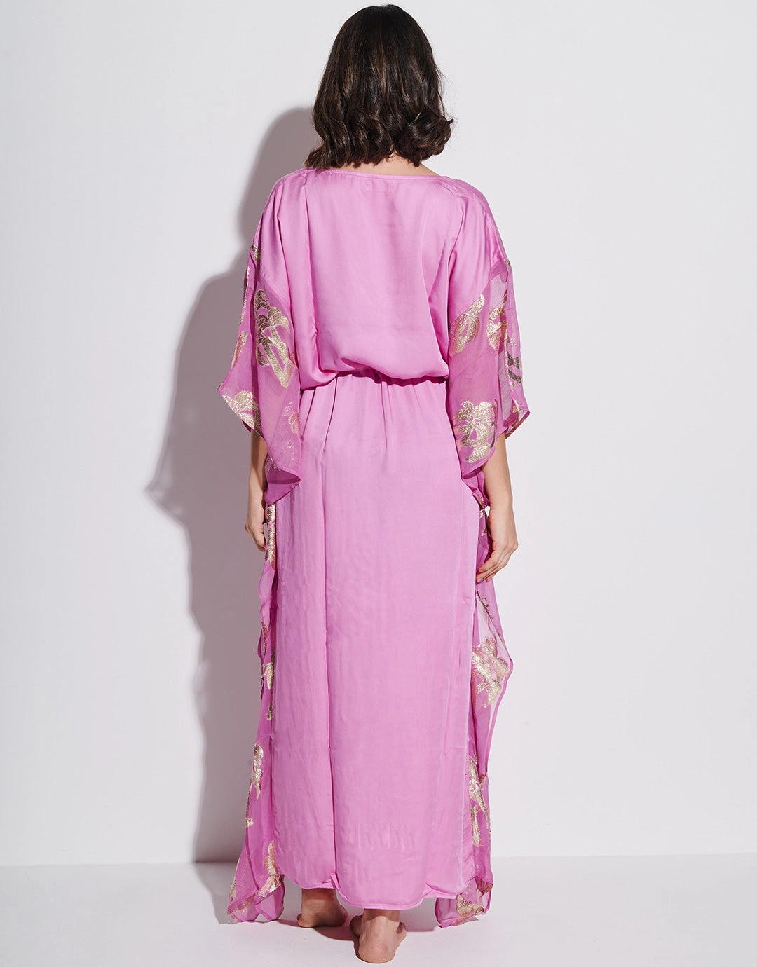 Palm Tree Kaftan - Pink