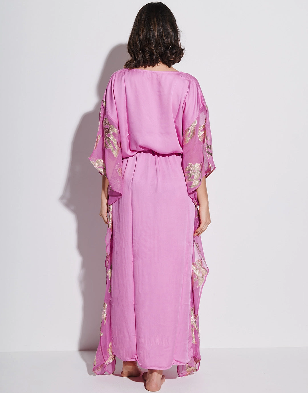 Palm Tree Kaftan - Pink