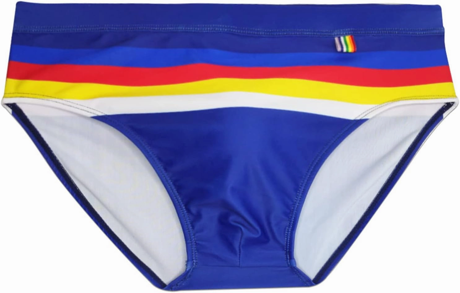 Panegy Mens Basic Classic Swim Briefs Padded Bikini Swimwear Triangle Swimsuit Bikini Bottoms Low Rise S-XXL