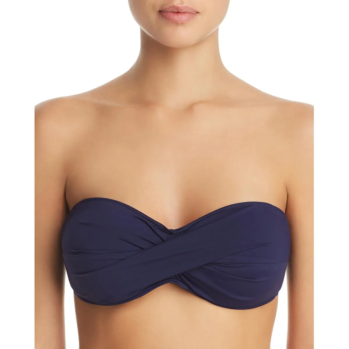 Pearl Womens Bandeau Beachwear Swim Top Separates