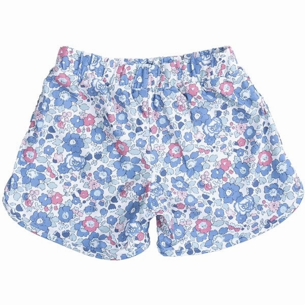 Petit Crabe Betsy B Alexa Swim Shorts Liberty fabric