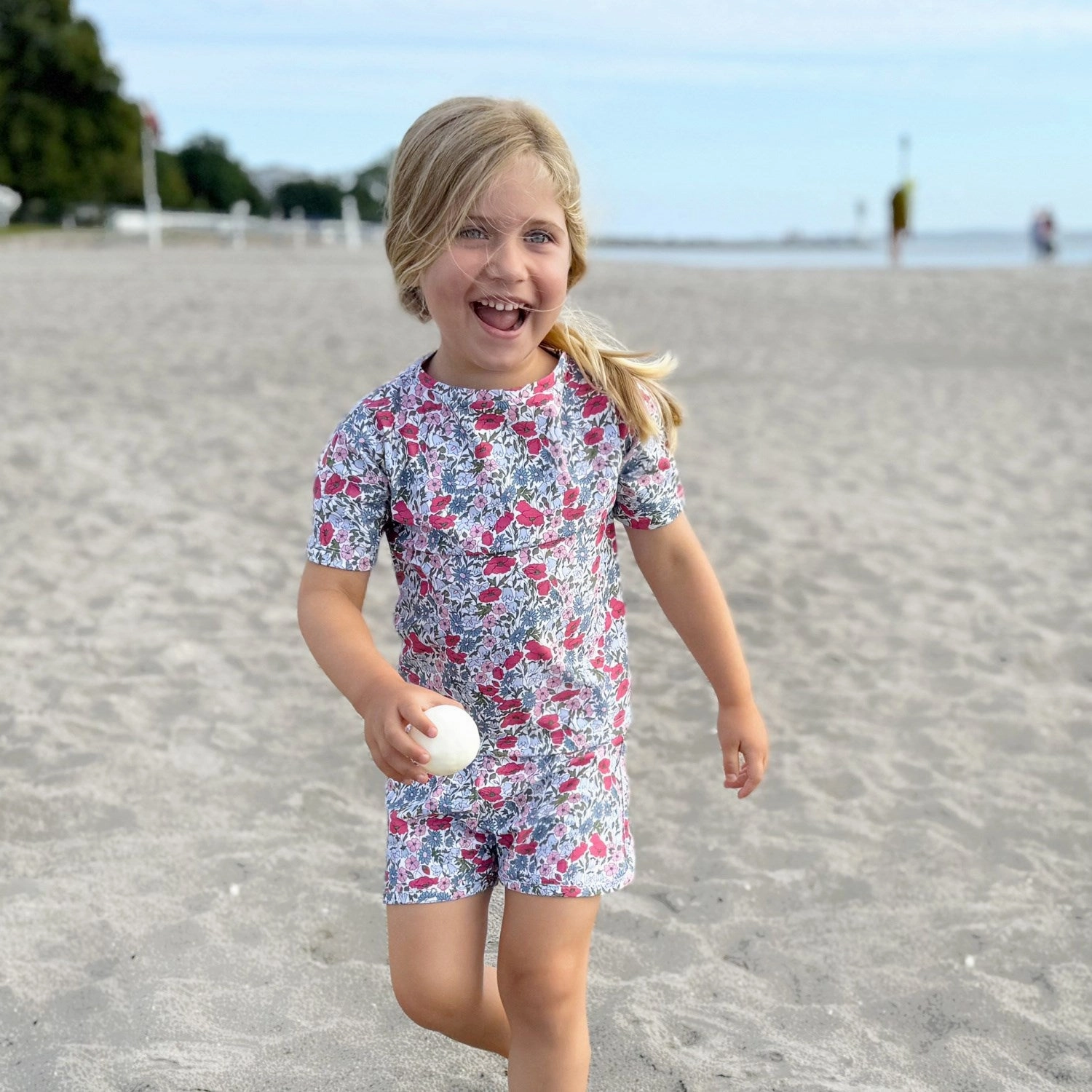 Petit Crabe Poppy & Daisy P Alexa Swim Shorts - Made of Liberty Fabric