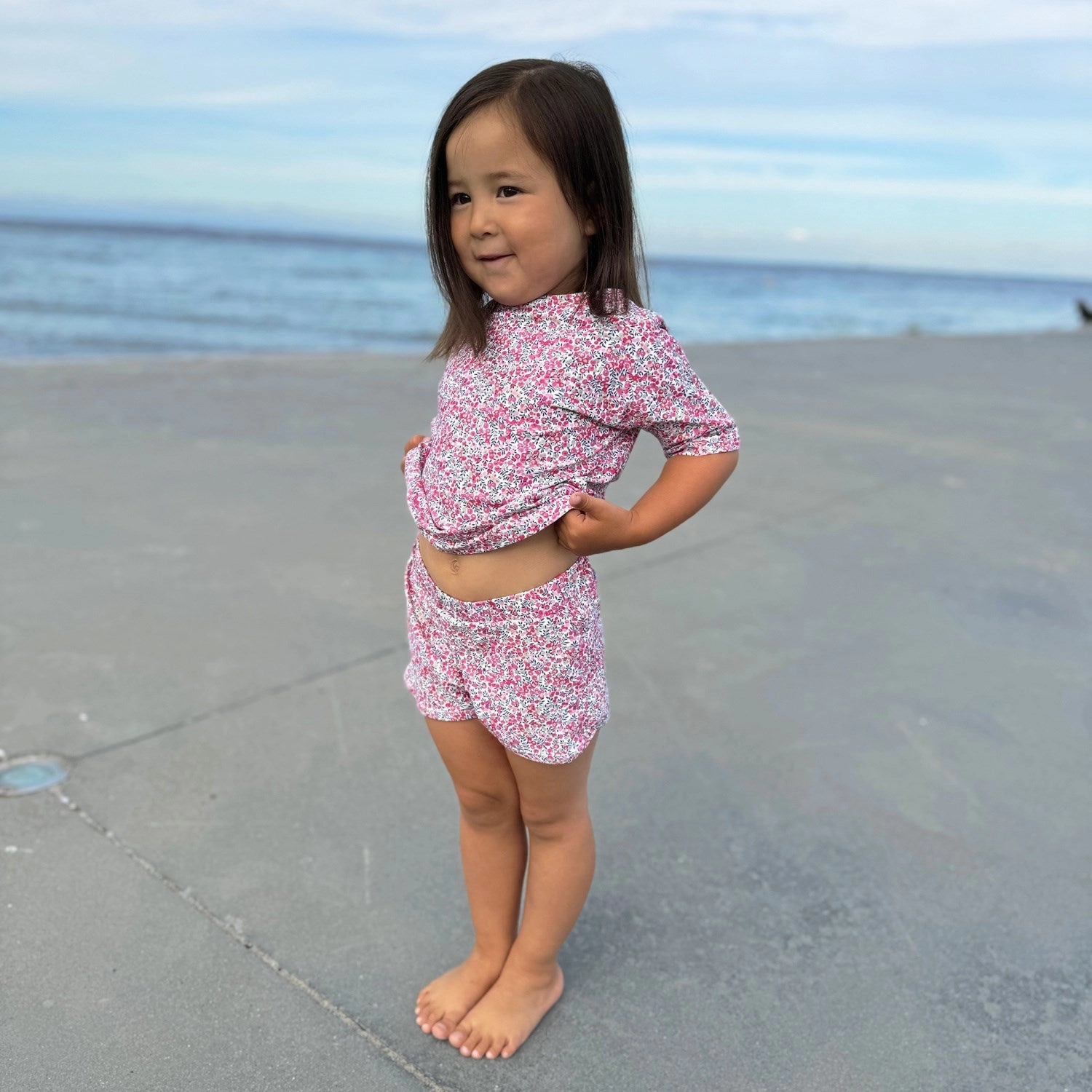 Petit Crabe Wiltshire Bud Alexa Swim Shorts - Made With Liberty Fabric