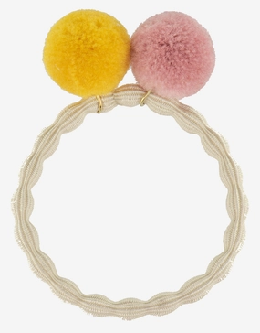 PomPom Hair Tie - Ivory