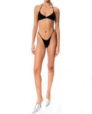Poupy Bikini Bottom In Black