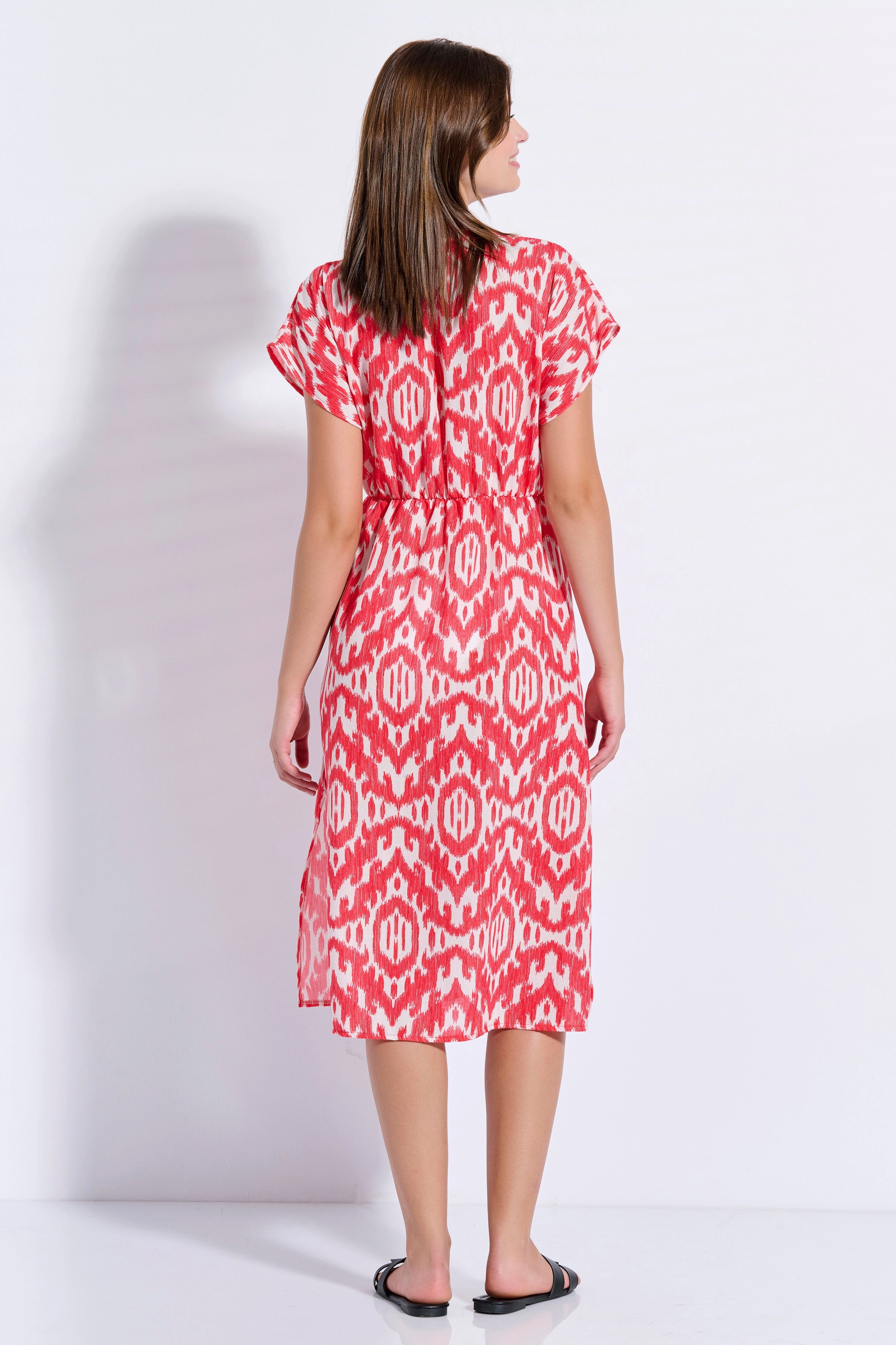 Printed Sequin Kimono (8085)