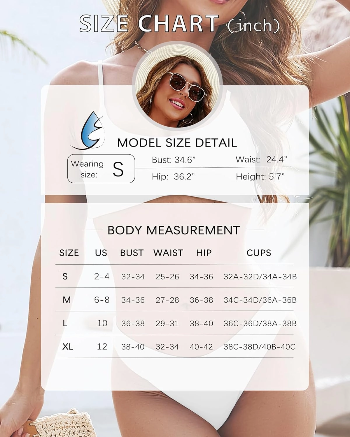 Push Up Bikini Tops for Women Sexy Scoop Neck Swimwuits Spaghetti Straps Bathing Suit Top Swim Crop Top Only