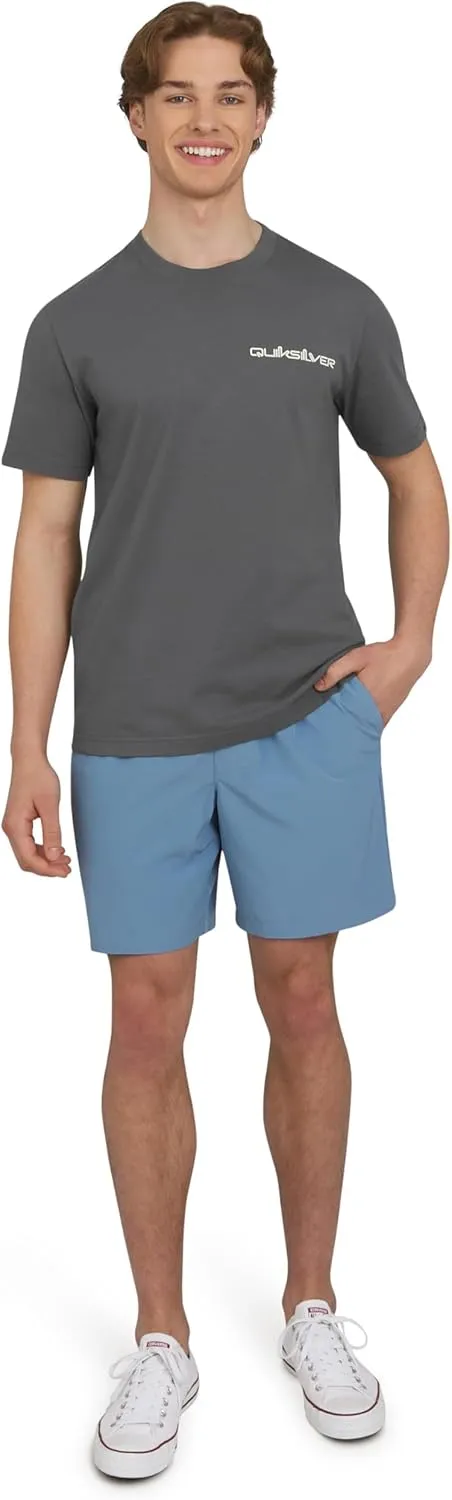 Quiksilver Men's Regular Fit Stretch Waist Water Friendly Active Hybrid Shorts (S-XXL)