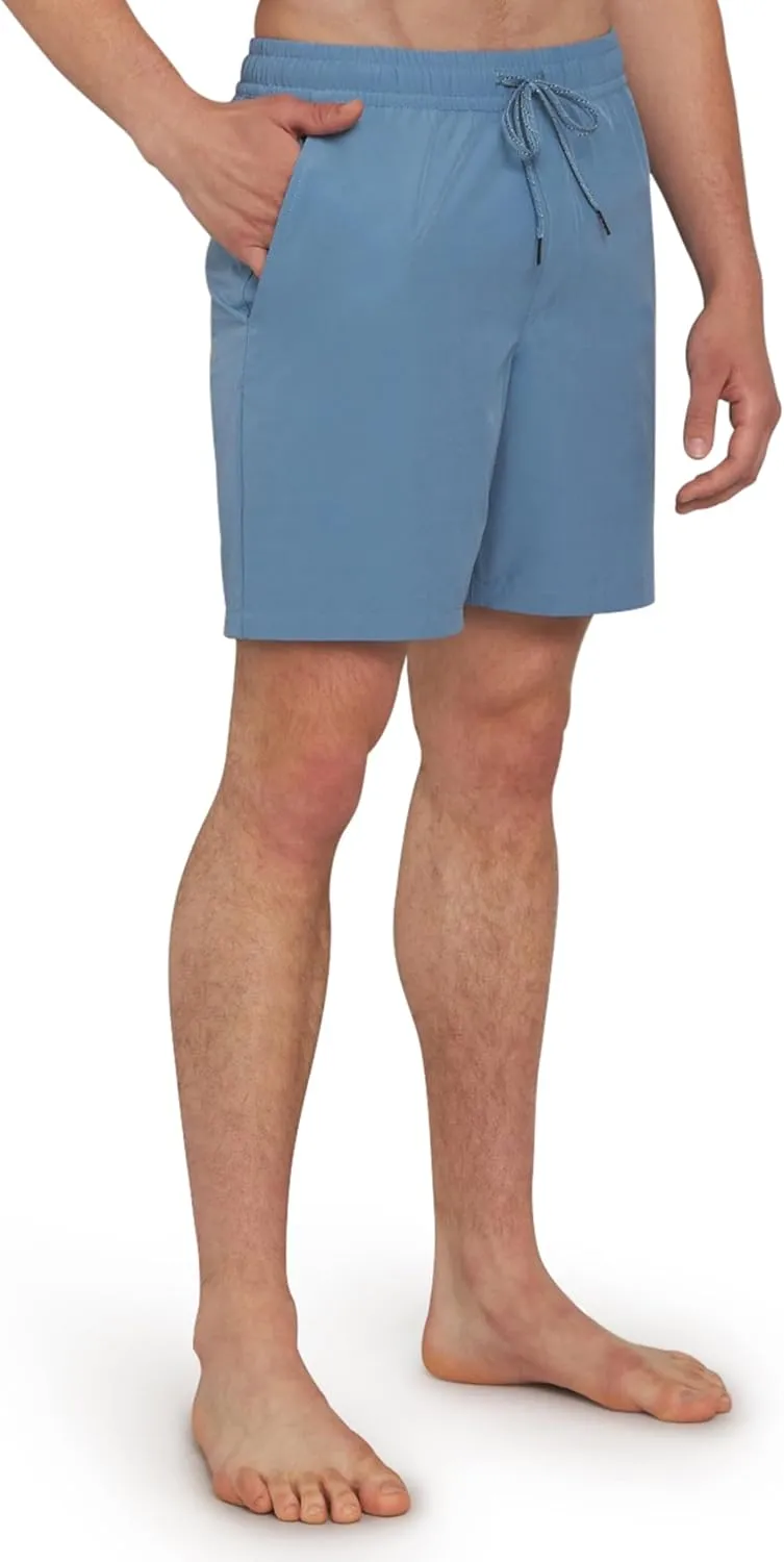 Quiksilver Men's Regular Fit Stretch Waist Water Friendly Active Hybrid Shorts (S-XXL)