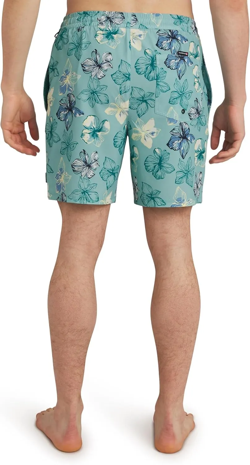 Quiksilver Men's Swimwear Regular Fit Stretchable Comfort Liner Swim Trunks (S-XXL)