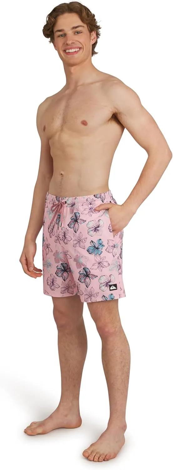 Quiksilver Men's Swimwear Regular Fit Stretchable Comfort Liner Swim Trunks (S-XXL)