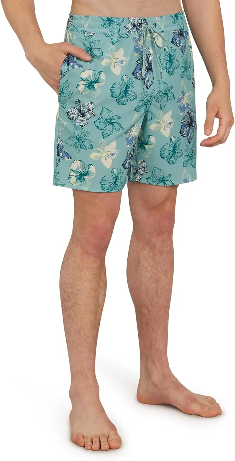 Quiksilver Men's Swimwear Regular Fit Stretchable Comfort Liner Swim Trunks (S-XXL)