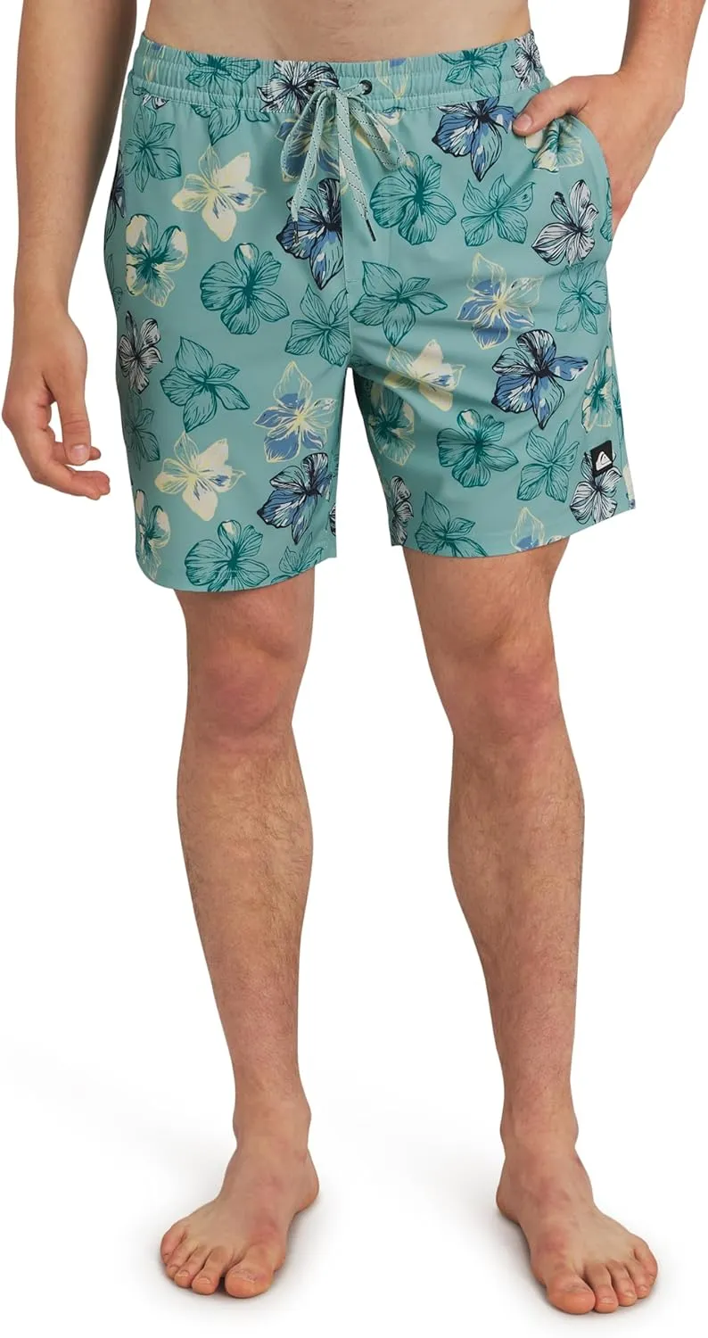 Quiksilver Men's Swimwear Regular Fit Stretchable Comfort Liner Swim Trunks (S-XXL)