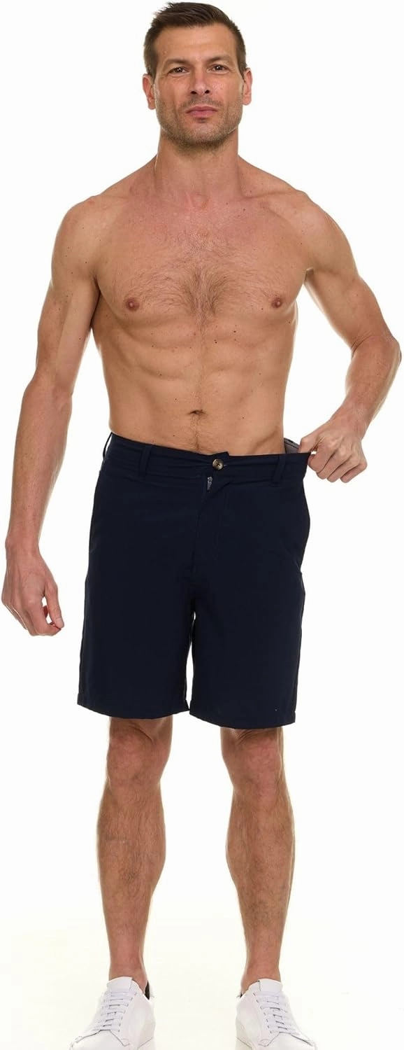 Quiksilver Shorts for Men Big and Tall, Hybrid Stretch Amphibian Quick Dry Short
