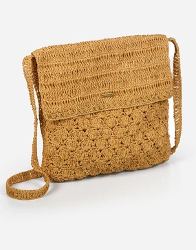 Raffia Shoulder Bag - Natural