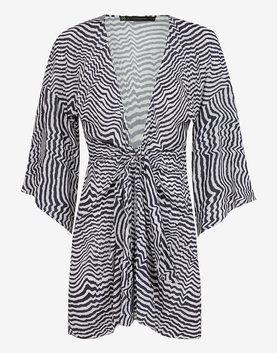 Ravine Perola Knot Short Cover Up - Stripe