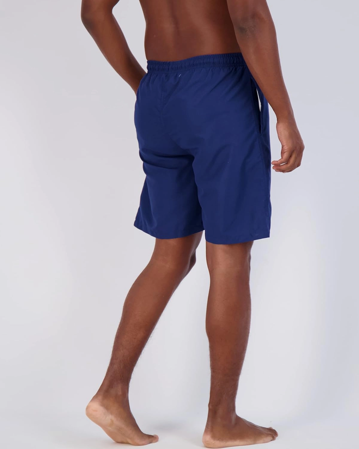 Real Essentials 3 Pack: Men's 7" Quick-Dry Swim Trunk with with Mesh Lining (Available in Big & Tall)