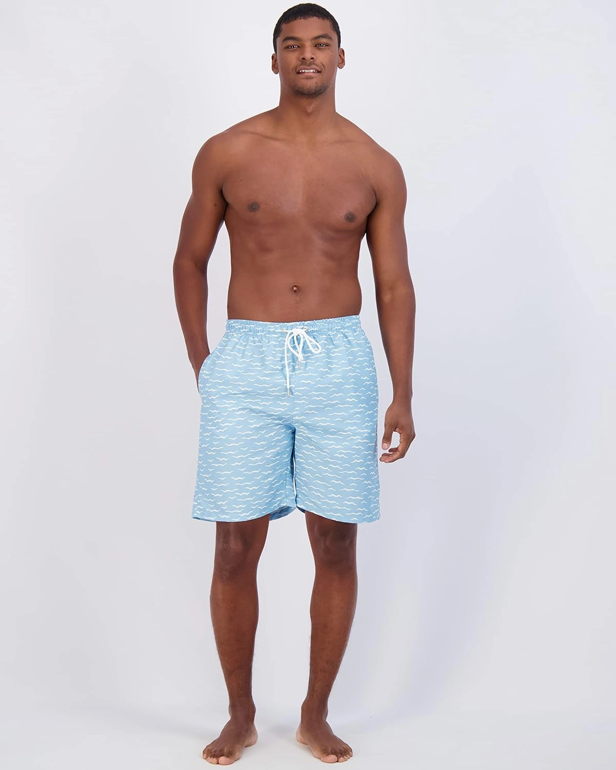 Real Essentials 3 Pack: Men's 7" Quick-Dry Swim Trunk with with Mesh Lining (Available in Big & Tall)