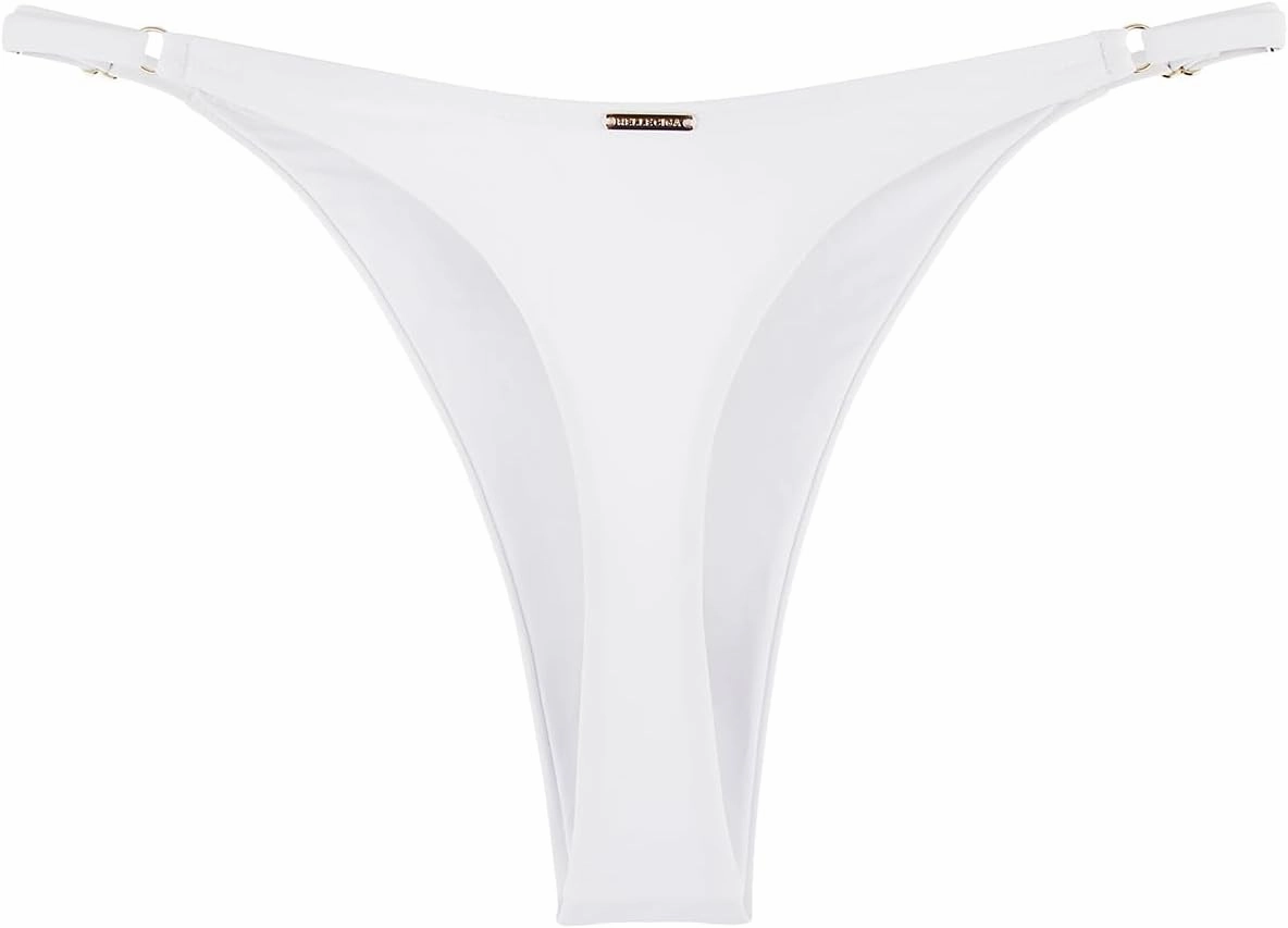 RELLECIGA Women's Adjustable High Cut Thong Bikini Bottom