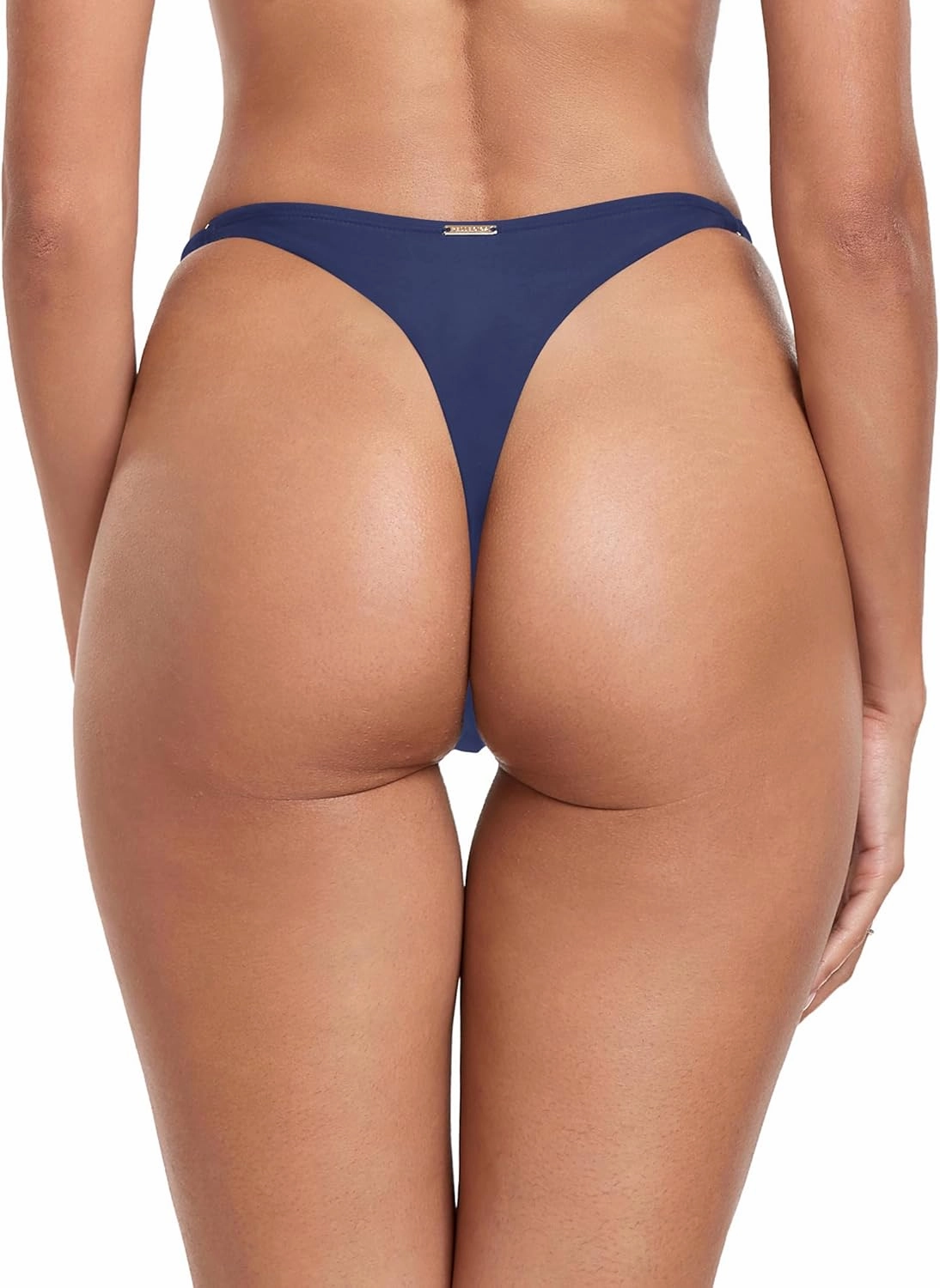 RELLECIGA Women's Adjustable High Cut Thong Bikini Bottom
