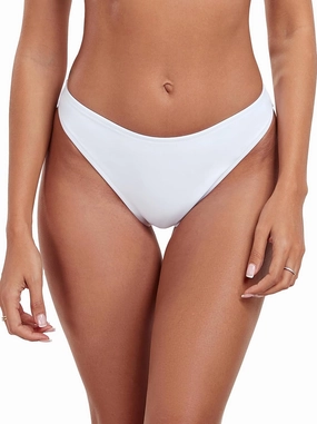 RELLECIGA Women's Mid Waisted High Cut Bikini Bottoms