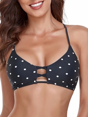RELLECIGA Women's Strappy Bikini Top