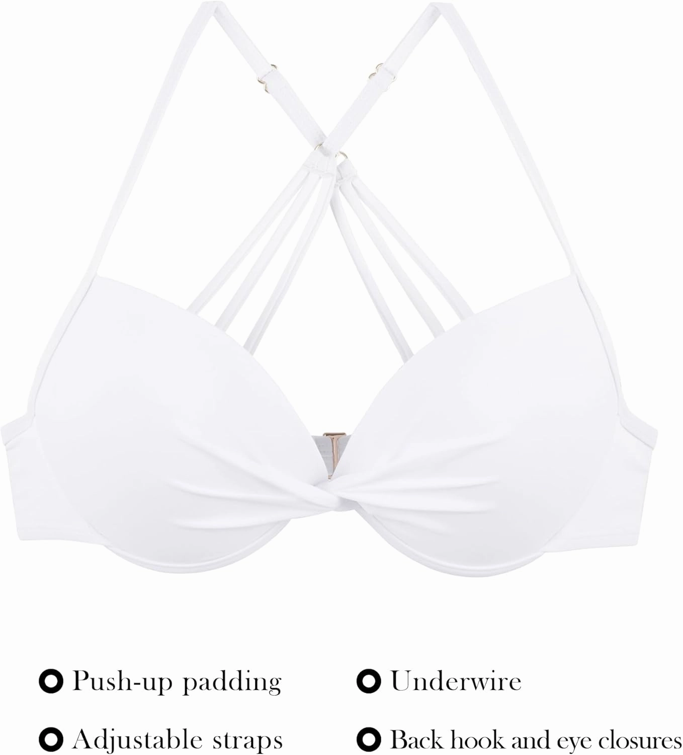 RELLECIGA Women's Underwire Bikini Top