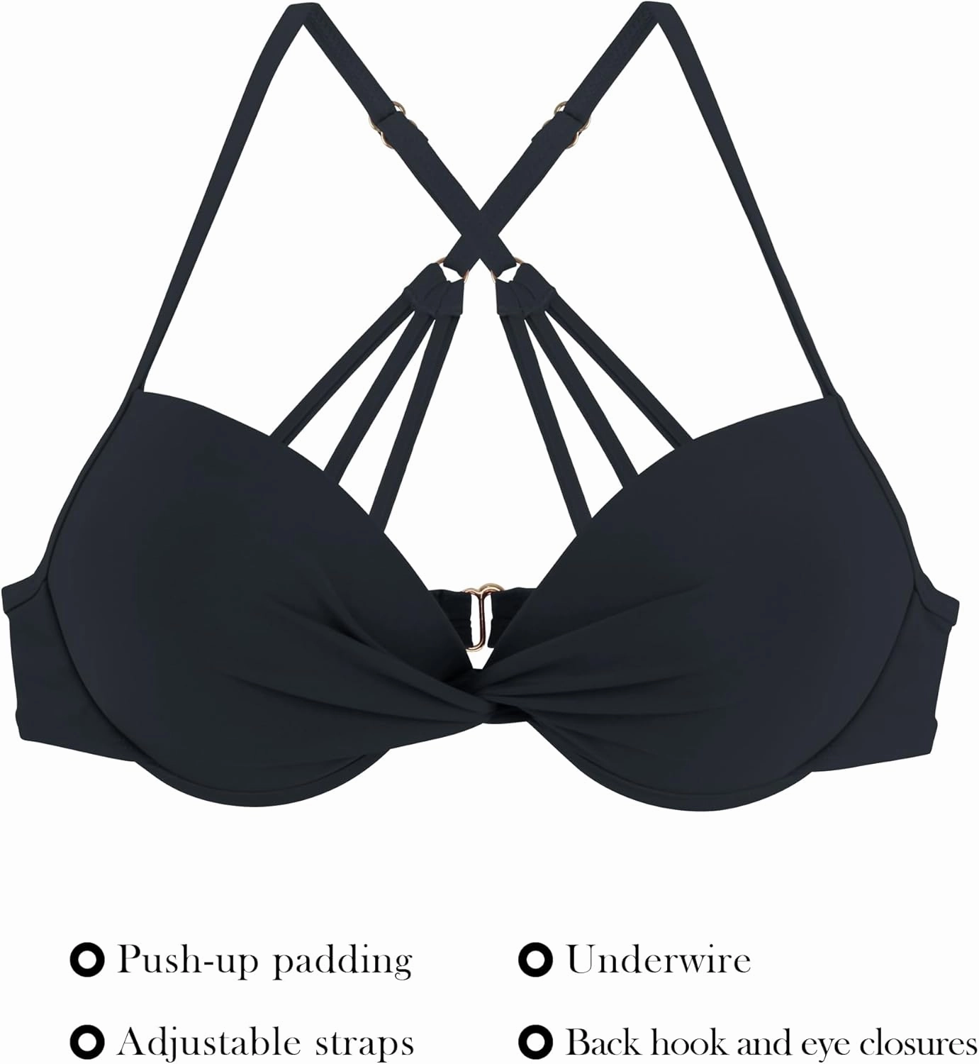 RELLECIGA Women's Underwire Bikini Top