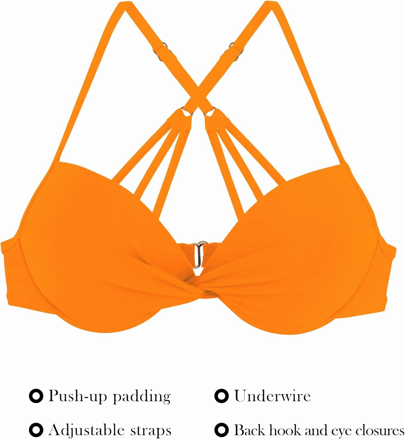 RELLECIGA Women's Underwire Bikini Top