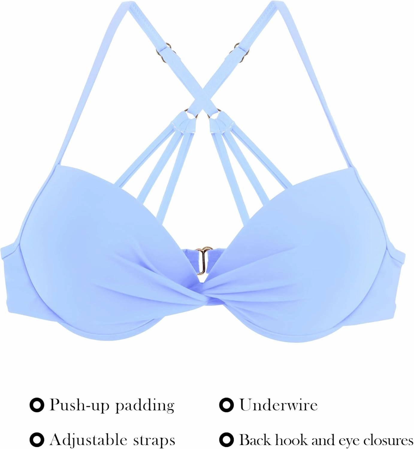 RELLECIGA Women's Underwire Bikini Top